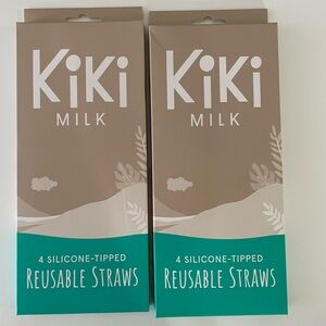 Kiki Milk Reusable Straws (8 total)